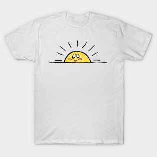 Happy Hand Drawn Rising Sun T-Shirt